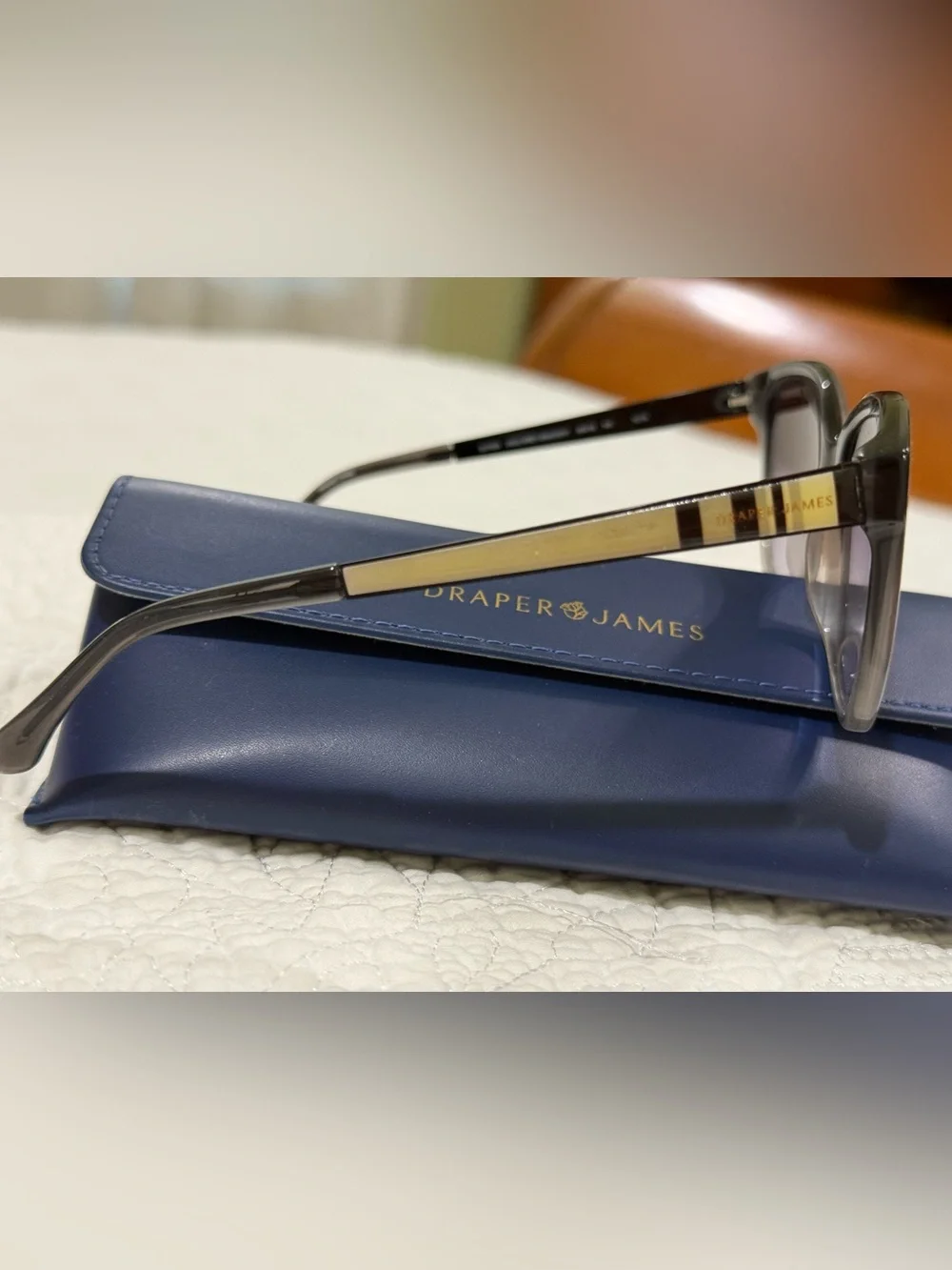 Draper James Gray Frame Sunglasses